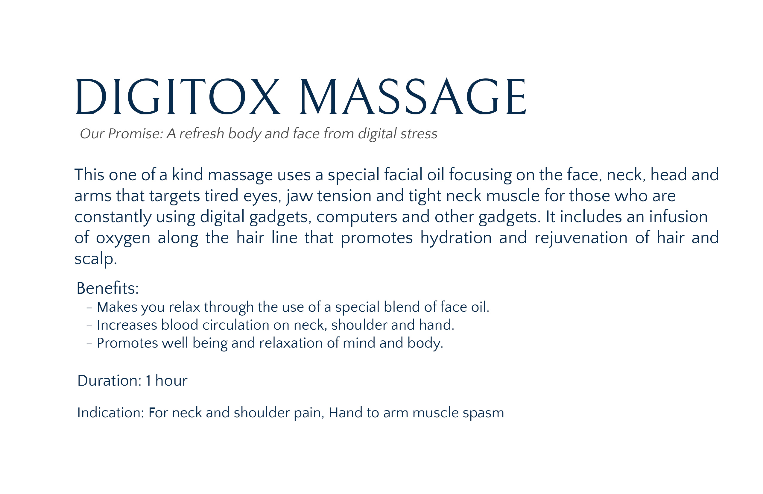Digitox Massage